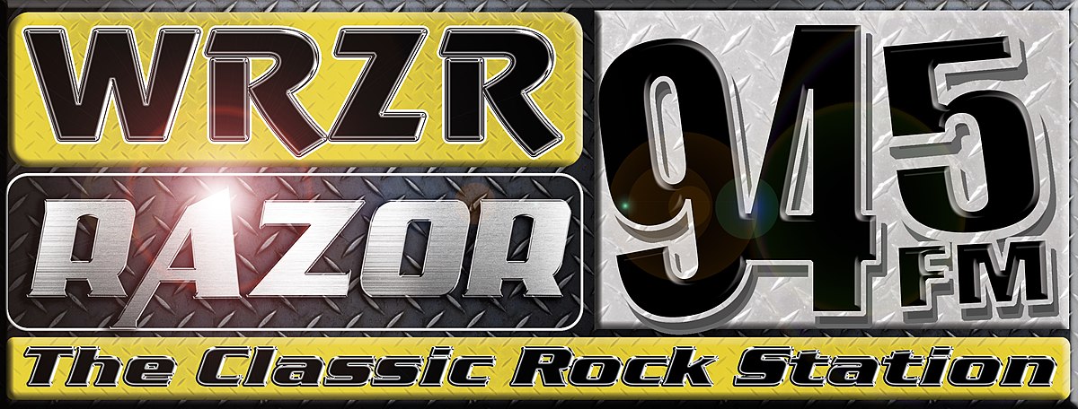 WRZR Razor 94.5 FM — The Classic Rock Station logo